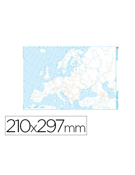Mapa mudo b n din a4 europa politico