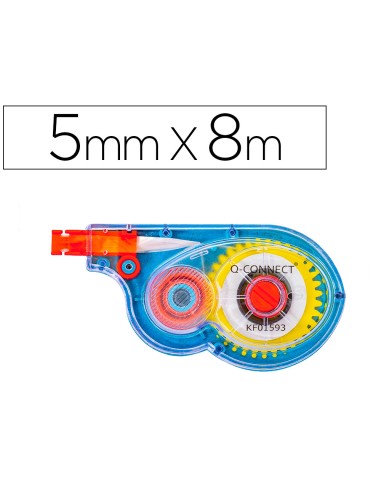 Corrector q connect cinta blanco 5 mm x 8 mt