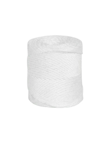 Cuerda rafia liderpapel color blanco rollo de 600 metros