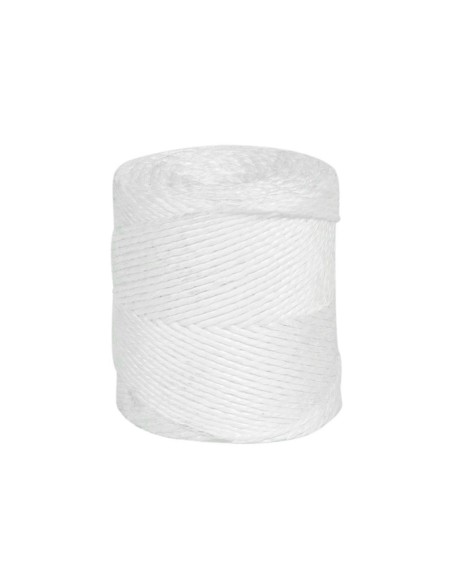 Cuerda rafia liderpapel color blanco rollo de 600 metros