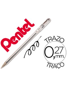 Boligrafo pentel bk 77 a negro