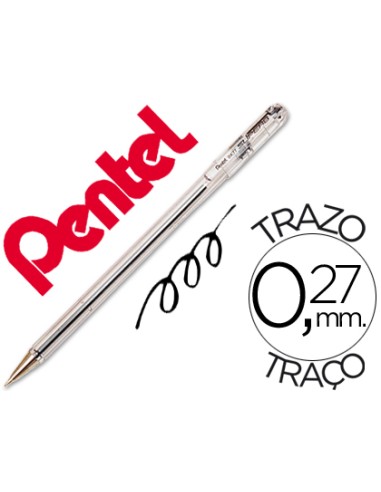 Boligrafo pentel bk 77 a negro