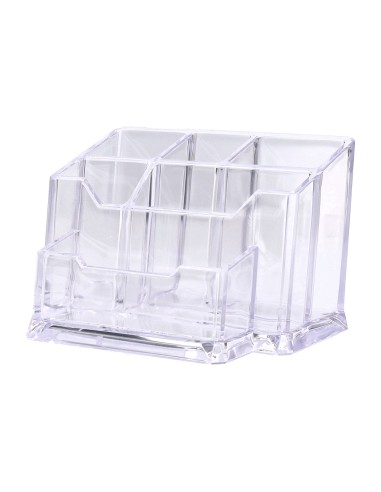 Organizador liderpapel transparente con accesorios