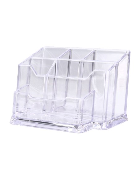 Organizador liderpapel transparente con accesorios