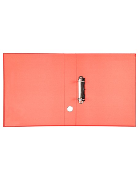 Modulo liderpapel 3 archivadores folio 2 anillas mixtas 40mm rojo