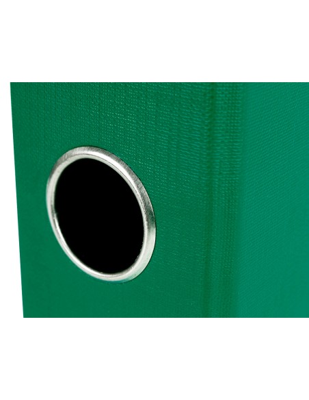 Modulo liderpapel 3 archivadores folio 2 anillas mixtas 40mm verde