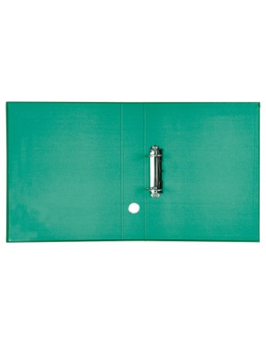 Modulo liderpapel 3 archivadores folio 2 anillas mixtas 40mm verde