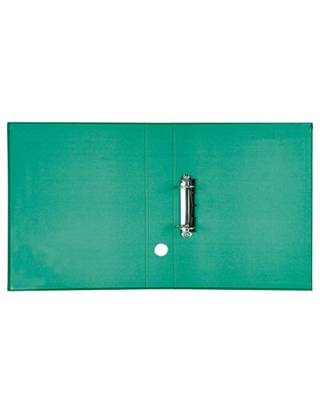 Modulo liderpapel 3 archivadores folio 2 anillas mixtas 40mm verde
