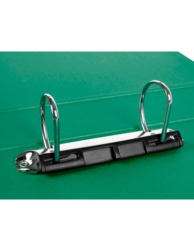 Modulo liderpapel 3 archivadores folio 2 anillas mixtas 40mm verde