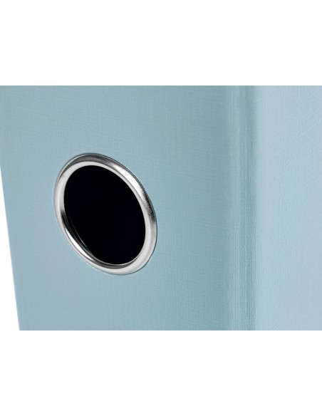 Archivador de palanca liderpapel folio documenta forrado pvc con rado lomo 75mm gris compresor metalico