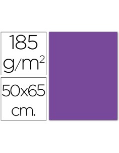 Cartulina guarro violeta 50x65 cm 185 gr
