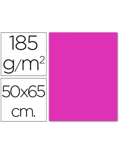 Cartulina guarro fucsia 50x65 cm 185 gr