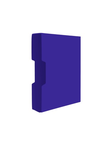 Carpeta liderpapel personaliza 37862 100 fundas polipropilenodin a4 azul con cajetin