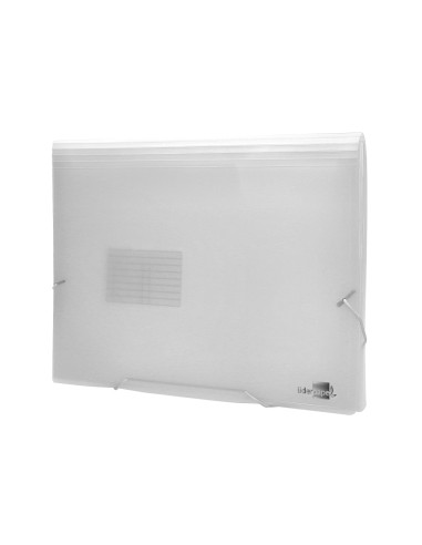 Carpeta liderpapel clasificador fuelle 32114 polipropileno din a4 incolora 13 departamentos