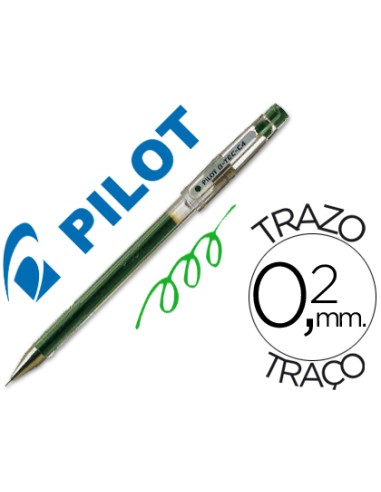 Boligrafo pilot punta aguja g tec c4 verde