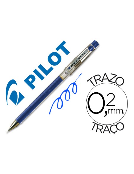 Boligrafo pilot punta aguja g tec c4 azul