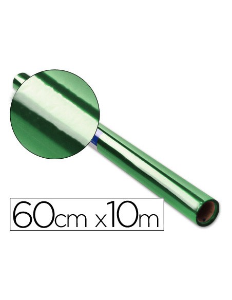 Papel celofan liderpapel rollo verde 060 x 10 mt