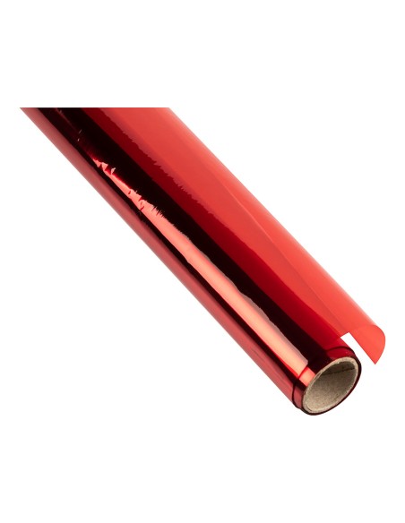 Papel celofan liderpapel rollo rojo 060 x 10 mt