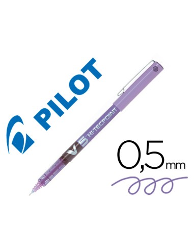 Rotulador pilot punta aguja v 5 violeta 05 mm