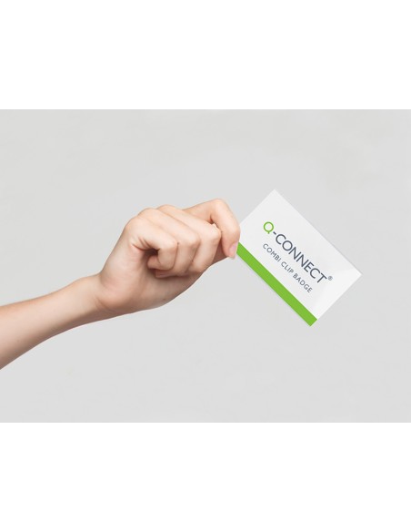 Identificador con pinza e imperdible q connect kf01567 54x90 mm