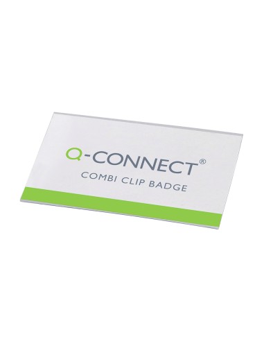 Identificador con pinza e imperdible q connect kf01567 54x90 mm