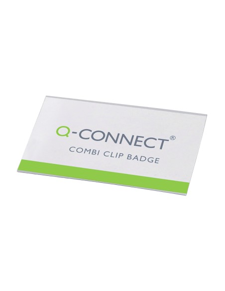 Identificador con pinza e imperdible q connect kf01567 54x90 mm