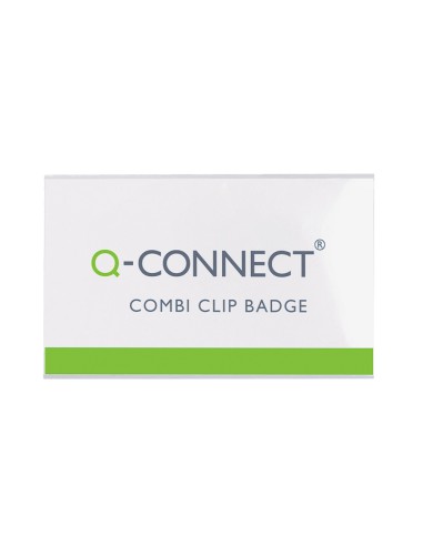 Identificador con pinza e imperdible q connect kf01567 54x90 mm