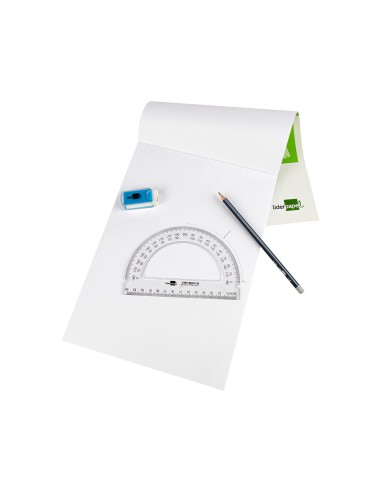Semicirculo liderpapel 14 cm plastico
