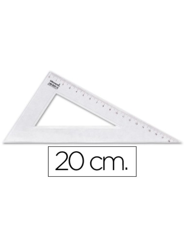 Cartabon liderpapel 20 cm plastico cristal