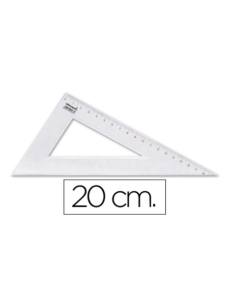 Cartabon liderpapel 20 cm plastico cristal
