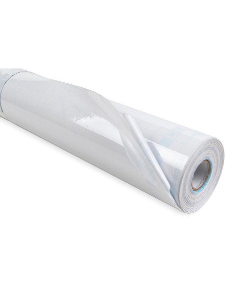 Rollo plastico adhesivo liderpapel 050x20 mt 80 mc removible