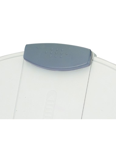 Atril para ordenador de sobremesa q connect base regulable de plastico