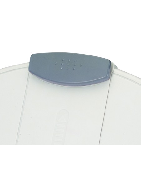 Atril para ordenador de sobremesa q connect base regulable de plastico