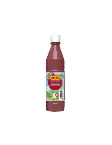 Tempera liquida jovi escolar 500 ml marron