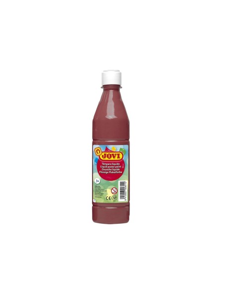 Tempera liquida jovi escolar 500 ml marron