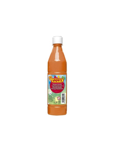 Tempera liquida jovi escolar 500 ml naranja