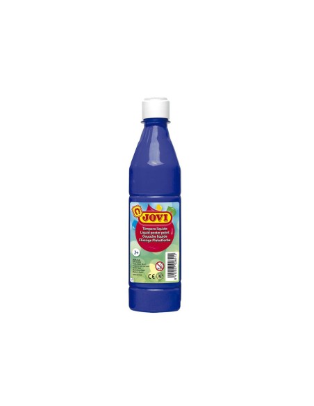 Tempera liquida jovi escolar 500 ml azul ultramar