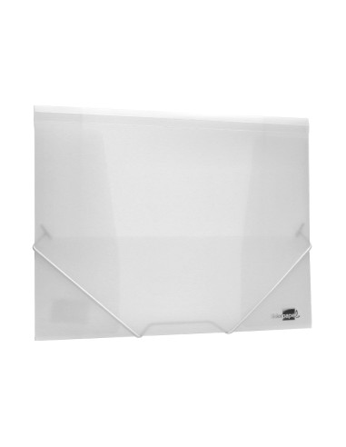 Carpeta liderpapel gomas solapas 34964 polipropileno din a4 transparente translucido