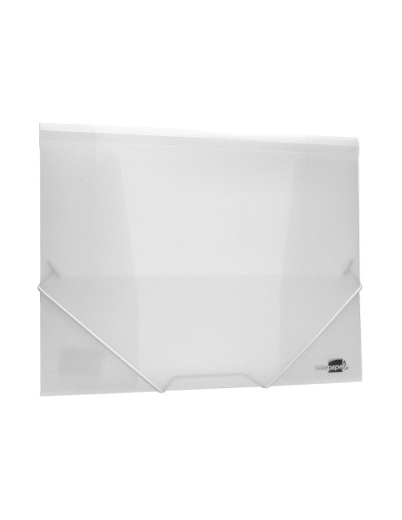 Carpeta liderpapel gomas solapas 34964 polipropileno din a4 transparente translucido