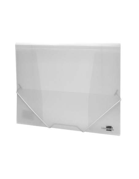 Carpeta liderpapel gomas solapas 34964 polipropileno din a4 transparente translucido