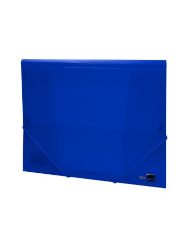 Carpeta liderpapel gomas solapas 34962 polipropileno din a4 azul translucido
