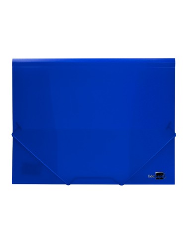 Carpeta liderpapel gomas solapas 34962 polipropileno din a4 azul translucido