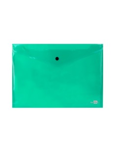 Carpeta liderpapel dossier broche 34043 polipropileno din a4 verde transparente 50 hojas