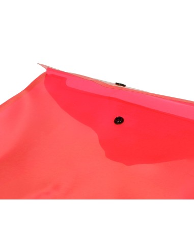 Carpeta liderpapel dossier broche 34040 polipropileno din a4 roja transparente 50 hojas