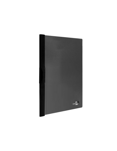 Carpeta liderpapel dossier pinza lateral 35365 polipropileno din a4 negra 30 hojas pinza deslizante