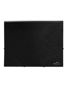 Carpeta liderpapel gomas solapas 38725 polipropileno din a4 negro opaco