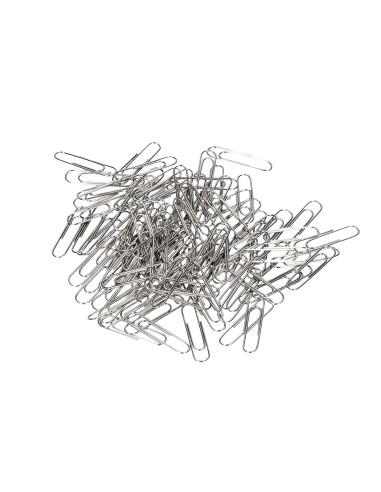 Clips niquelados q connect nº2 33 mm cubilete de 1000 unidades