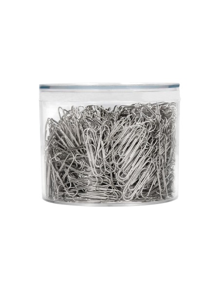 Clips niquelados q connect nº2 33 mm cubilete de 1000 unidades