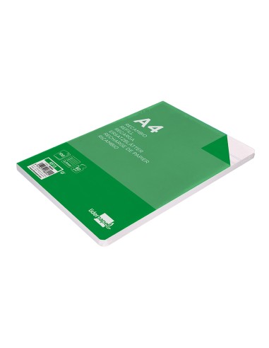 Recambio liderpapel folio 100 hojas 60g m2 pauta 5ª 25mm con margen 16 taladros