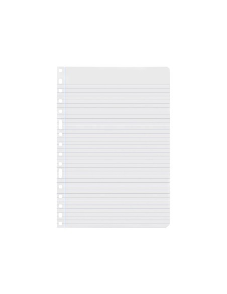 Recambio liderpapel a4 100 hojas 60g m2 horizontal sin margen 16 taladros